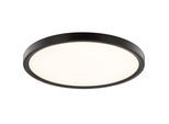 BRILLIANT LED Deckenleuchte "Galo", schwarz (weiß, schwarz), 1, Ø 40cm H: 2cm, 1 Stk., Leuchten, Ø 40 cm, 3000 lm, 3000 K, Bewegungsmelder, schwarz, LED Deckenleuchte