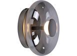 LED Deckenleuchte "POSH", grau, 1, Ø 22cm H: 11cm, 1 Stk., SCHÖNER WOHNEN-KOLLEKTION, Leuchten, SCHÖNER WOHNEN Kollektion, SimplyDim, Memoryfunktion, LED Deckenleuchte