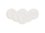 Frühstücksteller VILLEROY & BOCH "Frühstücksteller NewMoon ø 24 cm 6er Set weiß", weiß, L:24,2cm, Speiseteller