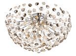GLOBO LIGHTING Deckenleuchte "KATRINA", silber (verchromt), Ø 60cm H: 32,5cm, 1 Stk., Leuchten, Deckenlampe Wohnzimmer-Leuchte Schlafzimmer-Leuchte Flur Küche, Deckenleuchte