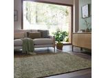 Teppich FLAIR RUGS "HEATHER", grün, B:120cm H:0mm L:170cm, Oberfläche: 100% Wolle. Rückseite: 100% Baumwolle, Teppiche, Teppich