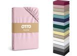 Spannbettlaken OTTO HOME "Physalis Topper COMFORT", rosa, B:180cm L:200cm, Jersey, Obermaterial: 100% Baumwolle, Bettlaken, Spannbettlaken, bis 10 cm Höhe, Bettlaken, Laken, in Comfort & Premium Qualität