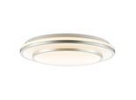 BRILLIANT LED Deckenleuchte "Luciano", aluminiumfarben, weiß, 1, Ø 39cm H: 7cm, 1 Stk., Leuchten, Ø 39 cm, Lichtfarbe bei Montage wählbar, 2700 K, 4000 K oder 6500 K, LED Deckenleuchte