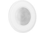 EGLO Wandleuchte "MACCHIONI Wandlampe - Stahl, Kunststoff - LED - 12W - IP20", weiß, 1, Ø 20cm, 1 Stk., Leuchten, Wandstrahler, Wandspot, Wohnzimmer, Flur, Ø20 x AL4,5 cm, Wandleuchte