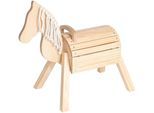 Holzpferd PINOLINO "Kleines Holzpferd Nelli", klar, Stehtiere, KinderB:33cm H:55cm L:70cm, aus Holz, B:33cm H:55cm L:70cm