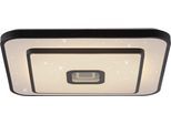 JUST LIGHT LED Deckenleuchte "TURANUS", schwarz, 1, H: 8cm, 1 Stk., Leuchten, Starry-Cover, LED Deckenleuchte