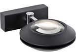 NEUHAUS PURE LED Wandleuchte "PURE Oculis", schwarz pearl, 2, Ø 15cm H: 7,3cm, 1 Stk., Leuchten, Dimmfähig über separaten Tronicdimmer, dreh- & schwenkbar, LED Wandleuchte