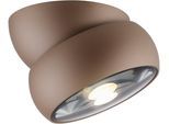 NEUHAUS PURE LED Deckenleuchte "PURE Move", braun (bronzefarben), 1, Ø 11cm H: 7,3cm, 1 Stk., Leuchten, Dimmfähig über separaten Dimmer, dreh- &schwenkbar, LED Deckenleuchte