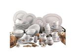 Creatable Kombiservice Arianne, Weiß, Keramik, 60-teilig, 200 ml,200 ml,400 ml, Essen & Trinken, Geschirr, Geschirr-Sets, Kombiservice