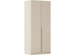 Drehtürenschrank OTTO HOME "Kleiderschrank Schrank Garderobe AGORDO Schlafzimmer", beige (beige (champagner)), B:91cm H:210cm T:54cm, Holzwerkstoff, Schränke, Drehtürenschrank, durchdachte Innenausstattung, in 8 Breiten und 2 Höhen MADE IN GERMANY, Topseller