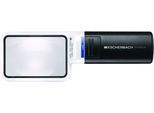 ESCHENBACH OPTIK Leuchtlupe "mobilux LED, ideal für Senioren", weiß, Lupen, Handlupe mit echter 3,5x-Vergrößerung und drei Farbfiltern