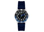 Quarzuhr S.OLIVER "The Happy Time", blau, Armbanduhren, Kinder, Quarzuhr, Armbanduhr, Silikonarmband, Kinderuhr, Mädchen, Junge, analog
