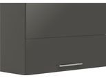 Faltlifthängeschrank WIHO KÜCHEN "Cali", schwarz (front: anthrazit glanz, korpus: anthrazit matt), B:90cm H:56,5cm T:35cm, Schränke, Breite 90 cm