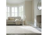 Teppich FLAIR RUGS "SCULPTURED BLOCKS", weiß, B:160cm H:14mm L:230cm, Oberfläche: 67% Wolle, 33% Polyester. Rückseite: 47% Baumwolle, 32% Polyester, 21% Viskose, Teppiche, Teppich