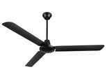 GLOBO LIGHTING Deckenleuchte "FERRO", schwarz, Ø 142cm H: 58cm, 1 Stk., Leuchten, Deckenventilator für Wohnzimmer & Schlafzimmer, Deckenleuchte