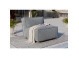 Ambia Garden Loungesofa , Grau , Textil , 95x80x95 cm , wetterbeständig, regenabweisend, lichtecht , Gartenmöbel, Loungemöbel, Outdoor-Sofas