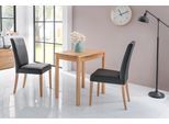 Essgruppe HOME AFFAIRE "Lea", braun (antik braun), B:110cm, Sitzmöbel-Sets, Essgruppe, Massivholz, verschiedene Ausführungen wählbar