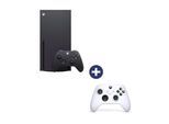 Microsoft Xbox Series X 1TB in schwarz + Xbox Wireless Controller weiß