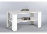 Couchtisch STOLKOM "Joker", weiß (weiß dekor, weiß dekor, weiß dekor), H:54cm, Tische, Couchtisch, Klassischer Wohnzimmertisch-Beistelltisch