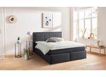 Boxbett COLLECTION AB "Athena" wahlweise mit Bettkasten", grau (anthrazit), B:153cm L:206cm, Komplettbetten, Boxbett, inkl. Topper bei Ausführung mit Matratze, in Härtegraden H2, H3, H4