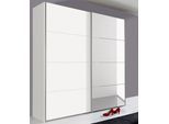 Schwebetürenschrank WIMEX "Ernie Kleiderschrank mit Spiegel, Made in Germany", weiß, B:225cm H:210cm T:65cm, Holzwerkstoff, Schränke, Schwebetürenschrank, Schlafzimmerschrank in verschiedenen Breiten