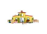 Spielwelt SCHLEICH "FARM WORLD, Großer Stall mit Tieren und Zubehör (42605)", bunt, Spielfigurenwelten, KinderB:86cm H:33cm T:13cm, Kunststoff, Spielwelt, B:86cm H:33cm T:13cm