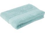 Badetuch GÖZZE "New York", grün (mint), B:70cm L:140cm, Frottier, Obermaterial: 100% Baumwolle, Handtücher, Badetuch, moderne Uni-Farben, strukturierte Borte, 100% Baumwolle, in 2 Größen