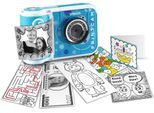 Kinderkamera VTECH "KidiZoom Print Cam, blau", blau, Fotokameras, KinderB:13,4cm H:9,2cm T:4,8cm, Kinderkamera, 5 MP, mit eingebautem Thermodrucker, B:13,4cm H:9,2cm T:4,8cm