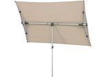 Sonnenschirm SCHNEIDER SCHIRME "Novara", beige (natur), Obermaterial: 100% Polyester, Standschirme, Sonnenschirm, mit Schutzhülle, ohne Schirmständer, UV-Schutz von 50+