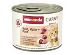 animonda Carny Nassfutter Katze Kitten Kalb, Huhn und Pute 24x200 g