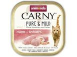 animonda Carny Nassfutter Katze Adult Pure and Mild Huhn und Garnele 32x100 g