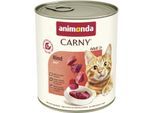 animonda Carny Nassfutter Katze Adult Rind 24x800 g