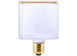 SEGULA LED-Leuchtmittel "LED Floating Cube 86 klar", Energieeffizienz: G (A-G), transparent (klar), L:125cm Ø:12,5cm, Leuchtmittel, LED Floating Cube 86 klar, E27, 4,5W, CRI 90, dimmbar
