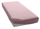 Spannbettlaken OTTO HOME "PHYSALIS in BASIC und PREMIUM Qualität, 100% Baumwolle", rosa (hellrosa), B:140cm L:200cm, Jersey (110 g/m²), Obermaterial: 100% Baumwolle, Bettlaken, Spannbettlaken, für Matratzen bis 18 cm Höhe, Bettlaken, Spannbetttuch, pflegeleicht