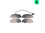 OPTIMAL Bremsbelagsatz, Scheibenbremse bp12417 Hinterachse für Opel RENAULT Vaughall NISSAN