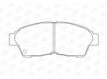 CHAMPION Bremsbelagsatz, Scheibenbremse 572333ch für TOYOTA
