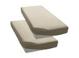 Spannbettlaken OTTO HOME "BLACKBERRY in BASIC und PREMIUM Qualität, 100% Baumwolle", beige, B:90cm L:200cm, Jersey (110 g/m²), Obermaterial: 100% Baumwolle, Bettlaken, Spannbettlaken, für hohe Matratzen bis 28 cm, Bettlaken, Spannbetttuch, pflegeleicht