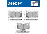 SKF Bremsbelagsatz, Scheibenbremse vkbp80247a für GREAT WALL TOYOTA VW