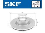 SKF Bremsscheibe vkbd80805v1 337mm 30mm für LAND ROVER