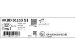 SKF Bremsscheibe vkbd81133s1 290mm 22mm für Iveco