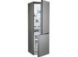 AMICA Kühl-/Gefrierkombination "KGCL 387 115", Energieeffizienz: E, silber (edelstahl optik), B:54cm H:170cm T:59,5cm, Kühlschränke, Kühl-/Gefrierkombination