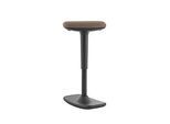 Steh-/ Sitzhocker Nowy Styl Timmi, Polyurethanschaum-Polster, Anti-Rutsch, Höhenverstellung, H 515-745 mm, schwarz/beige meliert