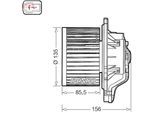 DENSO Innenraumgebläse dea43016 für KIA
