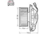 DENSO Innenraumgebläse dea05012 für BMW