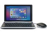 Kindercomputer VTECH "School & Go, Genio Lernlaptop XL", silber (silberfarben), Kindercomputer, KinderB:26cm T:17cm, Kunststoff, Kindercomputer, B:26cm T:17cm