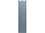 Schiebegardine NEUTEX FOR YOU "Padova" Gr. 6, blau (blaugrau), B:57cm H:295cm, Scherli, Polyester, Gardinen, Schiebegardine, inkl. Beschwerungsstange, Halbtransparent, Fransen-Effekt, modern