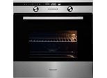 HANSEATIC Einbaubackofen "N5M90E2-E11G400", Energieeffizienz: A, silber (silberfarben), B:59,5cm H:59,5cm T:57,5cm, Backöfen, Auftaufunktion: Bereits zubereitete Gerichte werden schonend aufgetaut, Einbaubackofen