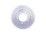 HELLA Bremsscheibe 8dd355120221 Gelocht 299mm 20mm für Porsche