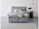 Boxbett COLLECTION AB "Athena" wahlweise mit Bettkasten", grau, B:153cm L:206cm, Komplettbetten, Boxspringbett, inkl. Topper bei Ausführung mit Matratze, in Härtegraden H2, H3, H4