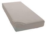 Spannbettlaken OTTO HOME "PHYSALIS in BASIC und PREMIUM Qualität, 100% Baumwolle", grau (taupe), B:200cm L:200cm, Jersey (110 g/m²), Obermaterial: 100% Baumwolle, Bettlaken, Spannbettlaken, für Matratzen bis 18 cm Höhe, Bettlaken, Spannbetttuch, pflegeleicht